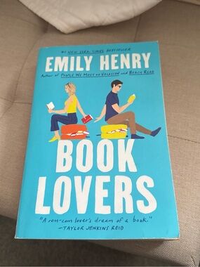 Emily Henry "Book Lovers" Bright Turquoise Paperback